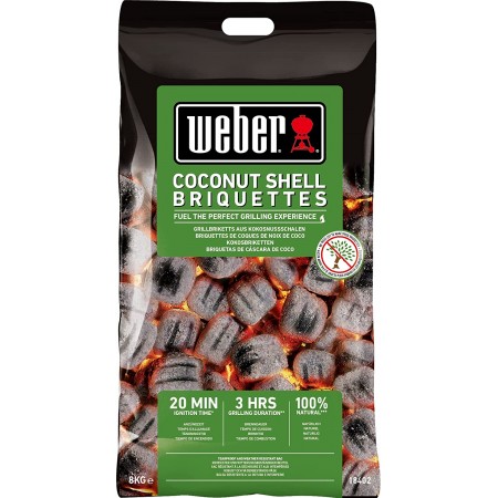 Weber kokosriekstu briketes 8kg