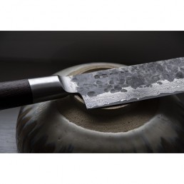 Damaskas tērauda japāņu nazis Satake Kuro Nakiri 18 cm