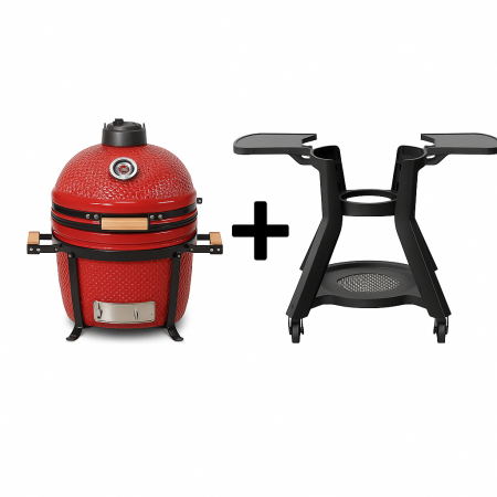 Kamado Bono Minimo + Vežimėlis